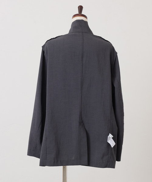 JOURNAL STANDARD LUXE（ジャーナルスタンダード　ラックス）の「トロピカルジャケット（その他アウター・レディース・チャコールグレー/ブラック・FREE）」の6枚目の写真