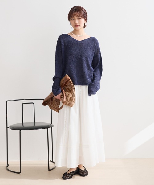 Andemiu（アンデミュウ）の「ラウンドメッシュフラットシューズ634249（その他シューズ・レディース・レッド/アイボリー/ブラック・MEDIUM/SMALL）」の4枚目の写真