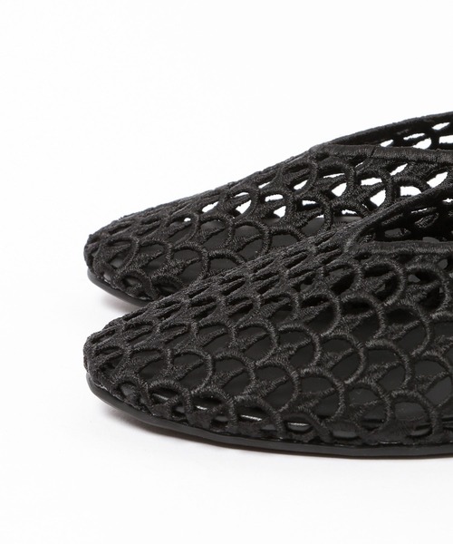 Andemiu（アンデミュウ）の「ラウンドメッシュフラットシューズ634249（その他シューズ・レディース・レッド/アイボリー/ブラック・MEDIUM/SMALL）」の14枚目の写真