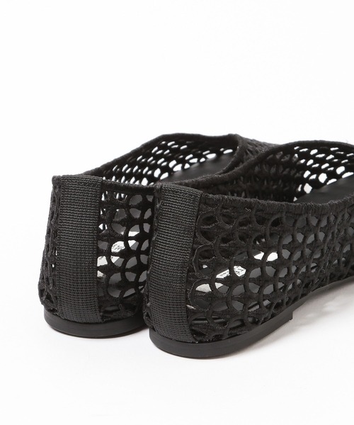 Andemiu（アンデミュウ）の「ラウンドメッシュフラットシューズ634249（その他シューズ・レディース・レッド/アイボリー/ブラック・MEDIUM/SMALL）」の16枚目の写真