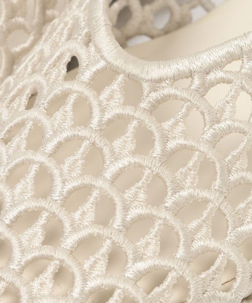 Andemiu（アンデミュウ）の「ラウンドメッシュフラットシューズ634249（その他シューズ・レディース・レッド/アイボリー/ブラック・MEDIUM/SMALL）」の20枚目の写真