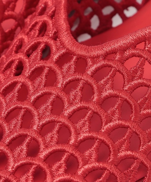 Andemiu（アンデミュウ）の「ラウンドメッシュフラットシューズ634249（その他シューズ・レディース・レッド/アイボリー/ブラック・MEDIUM/SMALL）」の22枚目の写真