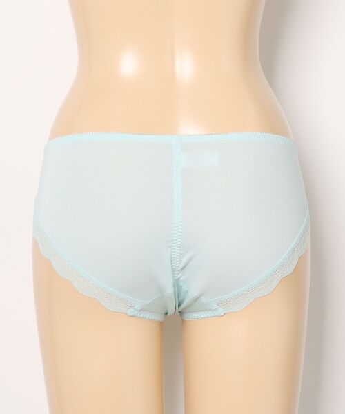 AMOSTYLE BY Triumph(アモスタイルバイトリンプ)の「サニタリー(レギュラー) ヴィーナスエア AMST1544 SAN.Hikini JX(ショーツ・レディース・ダークブラウン/ライトブルー/ライトピンク・L/M)」の19枚目の写真