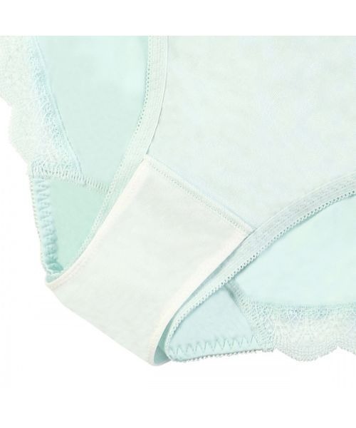 AMOSTYLE BY Triumph(アモスタイルバイトリンプ)の「サニタリー(レギュラー) ヴィーナスエア AMST1544 SAN.Hikini JX(ショーツ・レディース・ダークブラウン/ライトブルー/ライトピンク・L/M)」の17枚目の写真