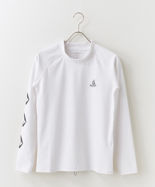 VOLCOM(ボルコム)の「VOLCOM/ボルコム PISTOL STONE LS RASH 長袖ラッシュガード 2026年 夏 夏服(ラッシュガード・メンズ・ホワイト/ブラック・M/L/XL)」の10枚目の写真
