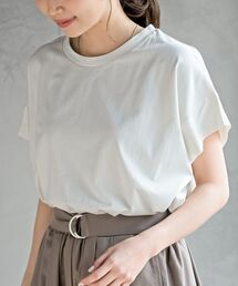 フレンチスリーブワイドコットンT