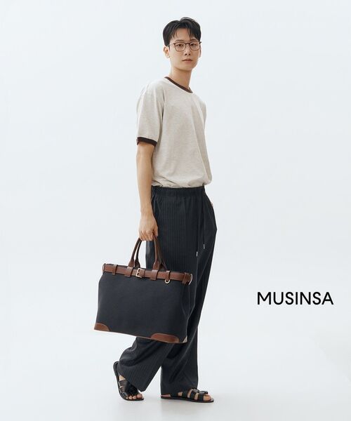 NONOVERSTIC（ノンオーバースティック）の「Navy Field Bag (XL)（トートバッグ・レディース・その他・FREE）」の4枚目の写真