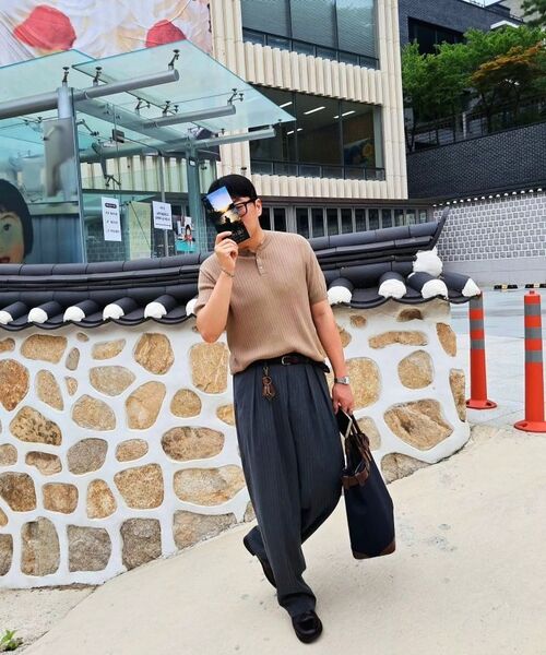 NONOVERSTIC（ノンオーバースティック）の「Navy Field Bag (XL)（トートバッグ・レディース・その他・FREE）」の6枚目の写真