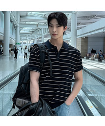 MINDBRIDGE（マインドブリッジ）の「[ON][ストライプまたはベーシック選択]リネンライクカラー半袖ニット - 8色（ニット/セーター）」