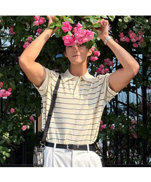 MINDBRIDGE（マインドブリッジ）の「[ON][ストライプまたはベーシック選択]リネンライクカラー半袖ニット - 8色（ニット/セーター）」