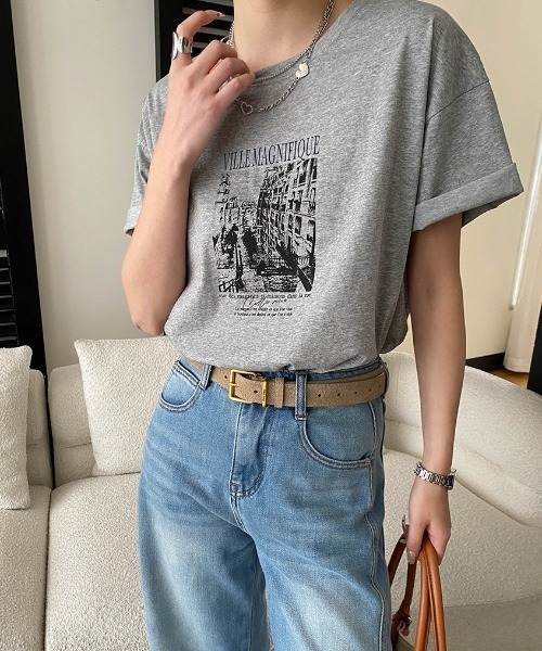 CHUN CHUN NOTES(チュンチュンノーツ)の「26SS/フォト&ボタニカルプリント 半袖Tシャツ(Tシャツ/カットソー・レディース・A/F/E/D/C/B・F)」の13枚目の写真