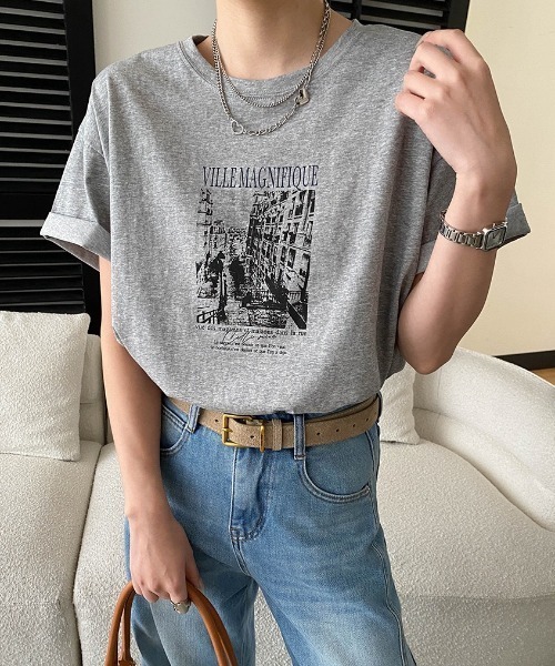 CHUN CHUN NOTES(チュンチュンノーツ)の「26SS/フォト&ボタニカルプリント 半袖Tシャツ(Tシャツ/カットソー・レディース・A/F/E/D/C/B・F)」の14枚目の写真