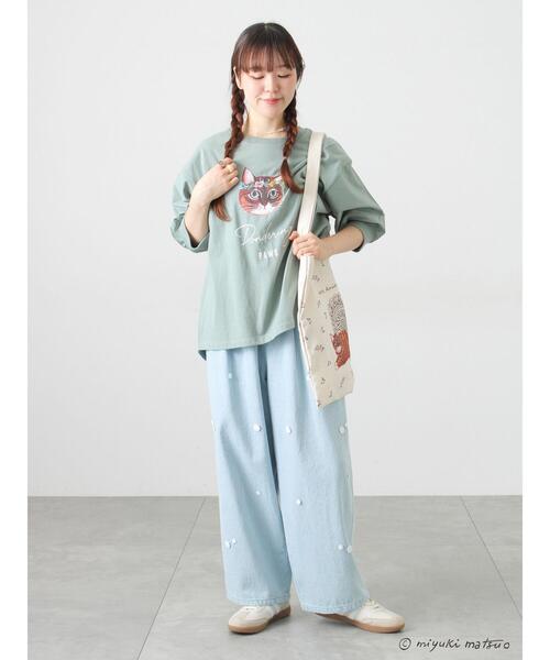 Samansa Mos2（サマンサ モスモス）の「【miyuki matsuo×Samansa Mos2】トートバッグ（ハンドバッグ・レディース・キナリ・F）」の8枚目の写真