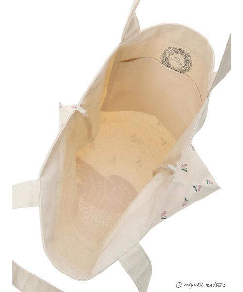 Samansa Mos2（サマンサ モスモス）の「【miyuki matsuo×Samansa Mos2】トートバッグ（ハンドバッグ・レディース・キナリ・F）」の16枚目の写真