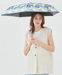 MOOMIN（ムーミン）の「MOOMIN ムーミン 日傘 完全遮光 UV遮蔽率100% 折りたたみ傘 花すきリトルミイ 総柄 撥水加工（折りたたみ傘）」