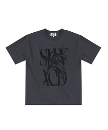 SLOWACID | ラスティロゴ半袖Tシャツ[チャコール](Tシャツ/カットソー)