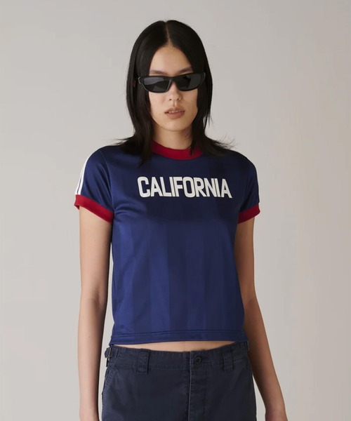 INSCRIRE(アンスクリア)の「Stripe Uniform T-Shirt(Tシャツ/カットソー・レディース・ライトブルー/ネイビー・MEDIUM)」の3枚目の写真