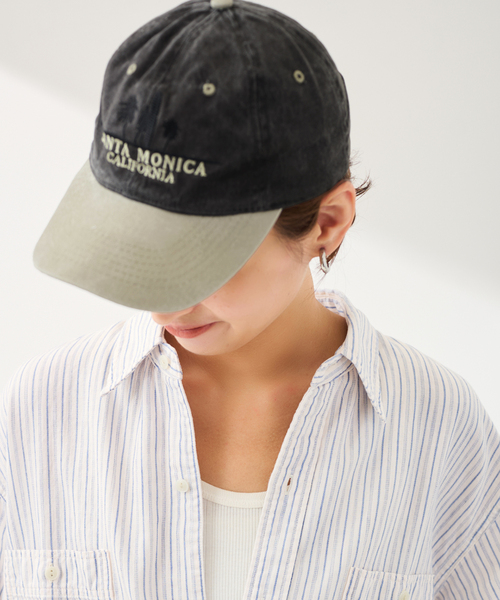 FRAMeWORK(フレームワーク)の「AMERICAN LOCALS SOUVENIR Baseball Cap fr(ブラック)(キャップ・レディース・スミクロ・FREE)」の1枚目の写真