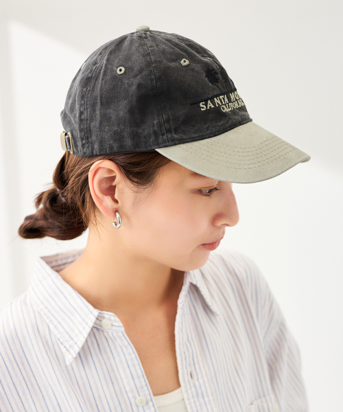 FRAMeWORK(フレームワーク)の「AMERICAN LOCALS SOUVENIR Baseball Cap fr(ブラック)(キャップ・レディース・スミクロ・FREE)」の3枚目の写真