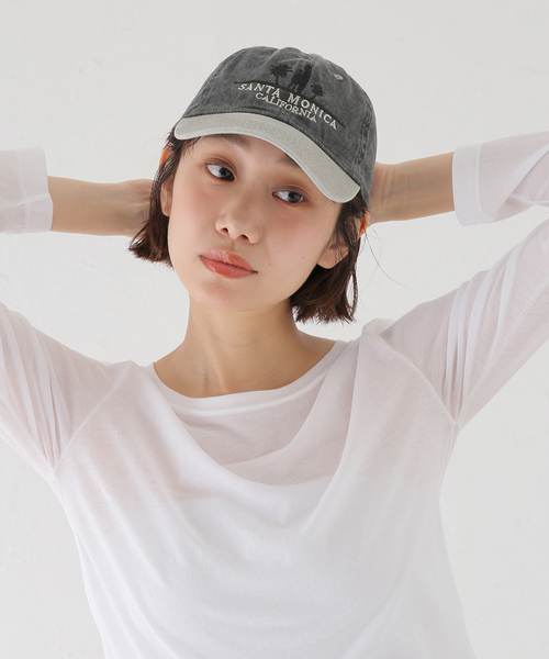 FRAMeWORK(フレームワーク)の「AMERICAN LOCALS SOUVENIR Baseball Cap fr(ブラック)(キャップ・レディース・スミクロ・FREE)」の14枚目の写真