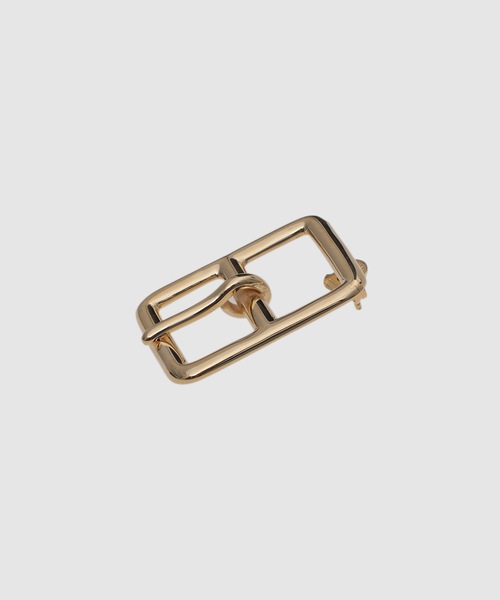 D'heygere(ディヘラ)の「Buckle Earring(ピアス(片耳用)・レディース・シルバー/ゴールド・ONE SIZE)」の7枚目の写真
