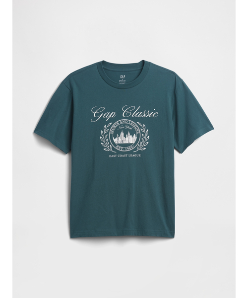 GAP（ギャップ）の「エブリディ ソフト リラックスフィット グラフィックTシャツ（Tシャツ/カットソー・メンズ・グリーン/ブラウン・XS/S/M/L/XL）」の7枚目の写真