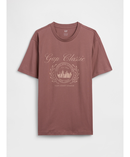 GAP（ギャップ）の「エブリディ ソフト リラックスフィット グラフィックTシャツ（Tシャツ/カットソー・メンズ・グリーン/ブラウン・XS/S/M/L/XL）」の8枚目の写真