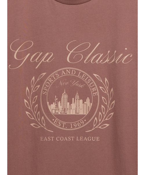 GAP（ギャップ）の「エブリディ ソフト リラックスフィット グラフィックTシャツ（Tシャツ/カットソー・メンズ・グリーン/ブラウン・XS/S/M/L/XL）」の10枚目の写真