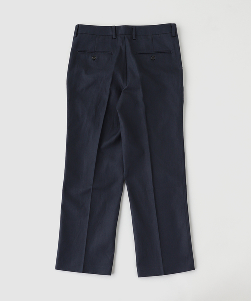JOURNAL STANDARD(ジャーナルスタンダード)の「Aaron Levine / アーロン・レヴィン Cotton Linen Flat Front Pant(スラックス・メンズ・ネイビー・34/32/30)」の2枚目の写真