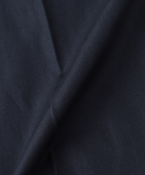 JOURNAL STANDARD(ジャーナルスタンダード)の「Aaron Levine / アーロン・レヴィン Cotton Linen Flat Front Pant(スラックス・メンズ・ネイビー・34/32/30)」の4枚目の写真