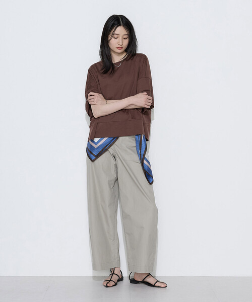 COMME CA Wardrobe(コムサワードローブ)の「ポリエステル/レーヨン天竺 プルオーバー(Tシャツ/カットソー・レディース・トップグレー/ホワイト/ボルドー/レッド/ブラウン・FREE)」の20枚目の写真