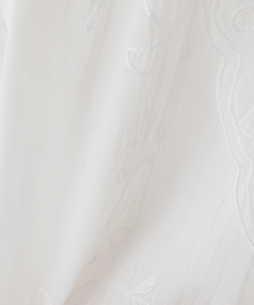 sara mallika(サラ マリカ)の「【SARA MALLIKA/サラマリカ】 Organza Arai Embroidery Jacket(その他アウター・レディース・ブラック/ホワイト・FREE)」の12枚目の写真