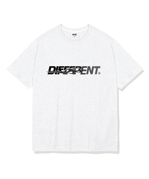 DIIFF（ディフ）の「ディファレントオーバーサイズ半袖Tシャツ4カラー[DISE_1003]（Tシャツ/カットソー・メンズ・ブラック/アイボリー/ホワイト/ネイビー・LARGE/X-LARGE/SMALL/MEDIUM）」の2枚目の写真