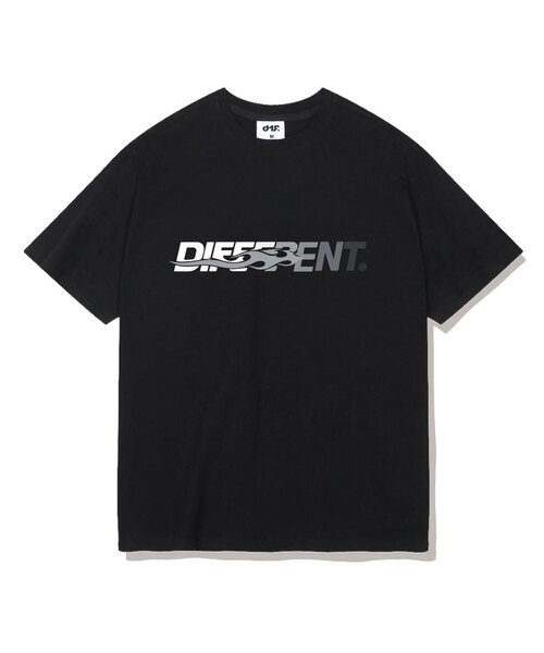 DIIFF（ディフ）の「ディファレントオーバーサイズ半袖Tシャツ4カラー[DISE_1003]（Tシャツ/カットソー・メンズ・ブラック/アイボリー/ホワイト/ネイビー・LARGE/X-LARGE/SMALL/MEDIUM）」の3枚目の写真