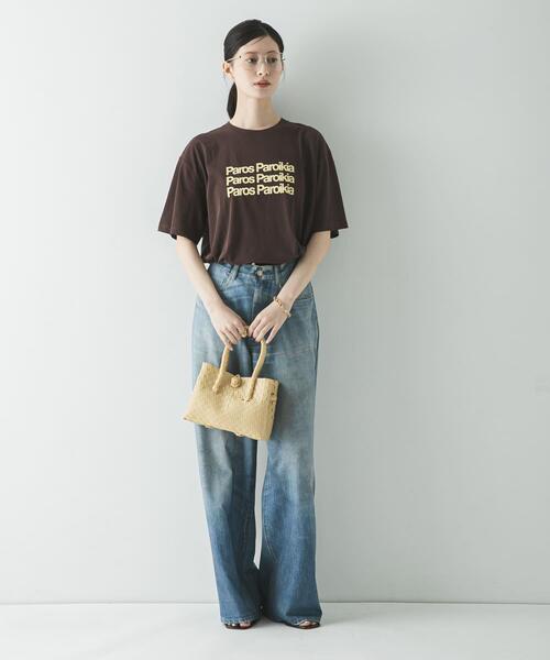 URBAN RESEARCH（アーバンリサーチ）の「シアープリントカラーTシャツ（Tシャツ/カットソー・レディース・ライトブルー/レッド/ブラウン・FREE）」の10枚目の写真
