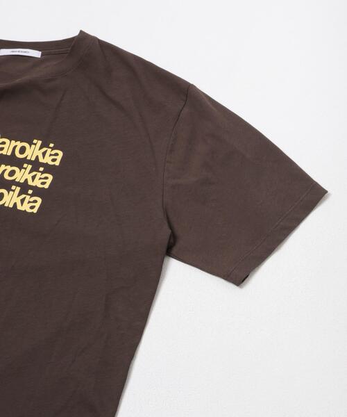 URBAN RESEARCH（アーバンリサーチ）の「シアープリントカラーTシャツ（Tシャツ/カットソー・レディース・ライトブルー/レッド/ブラウン・FREE）」の13枚目の写真