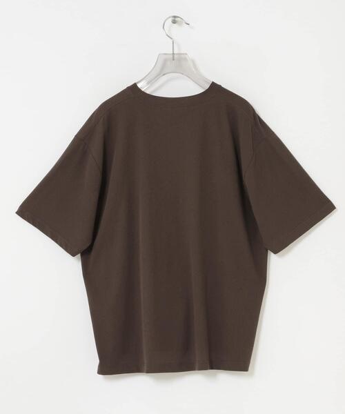 URBAN RESEARCH（アーバンリサーチ）の「シアープリントカラーTシャツ（Tシャツ/カットソー・レディース・ライトブルー/レッド/ブラウン・FREE）」の14枚目の写真