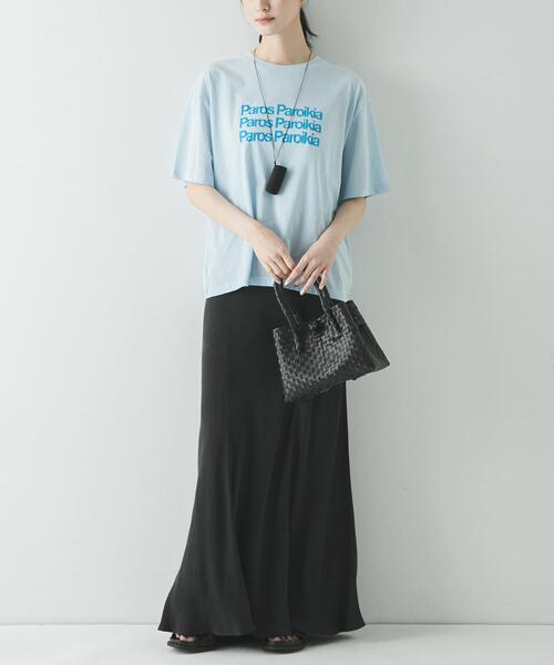 URBAN RESEARCH（アーバンリサーチ）の「シアープリントカラーTシャツ（Tシャツ/カットソー・レディース・ライトブルー/レッド/ブラウン・FREE）」の22枚目の写真