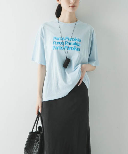 URBAN RESEARCH(アーバンリサーチ)の「シアープリントカラーTシャツ(Tシャツ/カットソー・レディース・ライトブルー/レッド/ブラウン・FREE)」の12枚目の写真