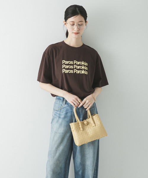 URBAN RESEARCH(アーバンリサーチ)の「シアープリントカラーTシャツ(Tシャツ/カットソー・レディース・ライトブルー/レッド/ブラウン・FREE)」の19枚目の写真