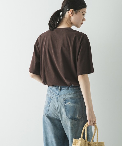 URBAN RESEARCH(アーバンリサーチ)の「シアープリントカラーTシャツ(Tシャツ/カットソー・レディース・ライトブルー/レッド/ブラウン・FREE)」の21枚目の写真