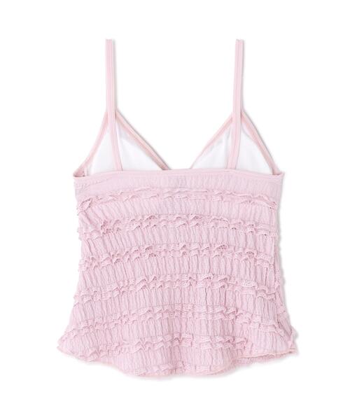 Torenia(トレニア)の「Torenia/トレニア/Frill Cup Camisole(キャミソール・レディース・ホワイト/ブラック/ピンク/ブルー・F)」の9枚目の写真