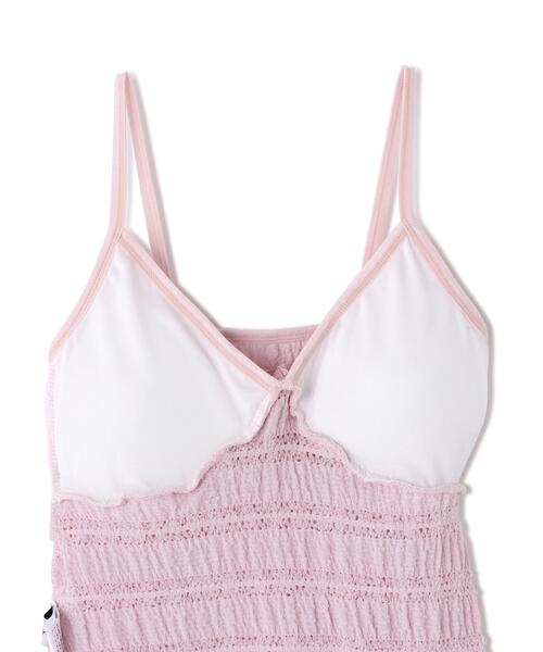 Torenia(トレニア)の「Torenia/トレニア/Frill Cup Camisole(キャミソール・レディース・ホワイト/ブラック/ピンク/ブルー・F)」の13枚目の写真