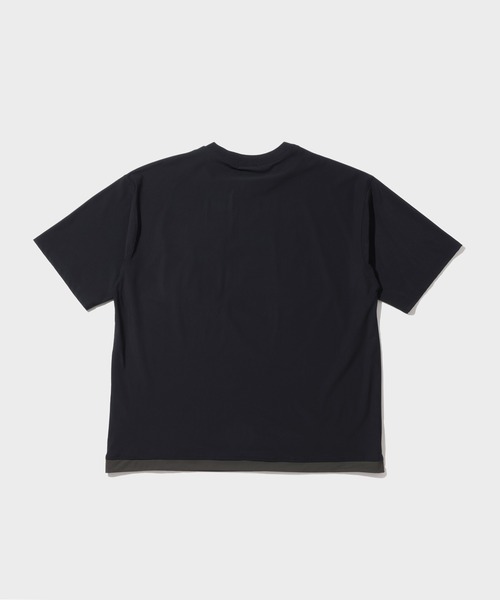 NAVY（ネイビー）の「【SARARI/サラリ】 接触冷感 極冷フラップポケット UVカットTシャツ（Tシャツ/カットソー・メンズ・ライトグレー/チャコールグレー/ネイビー/ブラック・S/M/L/XL）」の18枚目の写真