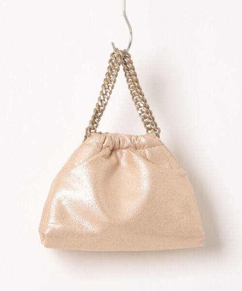 STELLA McCARTNEY(ステラマッカートニー)の「Falabella Drawstring Crossbody Bag / ファラベラ ドローストリング クロスボディバッグ(ショルダーバッグ・レディース・ゴールド・ONE SIZE)」の7枚目の写真