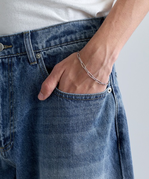 ASTRONOMY(アストロノミー)の「BARREL-LEG WASHED CURVE DENIM(デニムパンツ・メンズ・ブラック/ブルー・S/M/L/XL)」の19枚目の写真