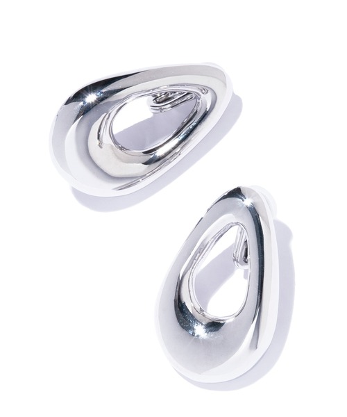 IRIS47（イリスフォーセブン）の「【IRIS 47】polished earring/ポリッシュド イヤリング BO270（イヤリング・レディース・シルバー・FREE）」の4枚目の写真