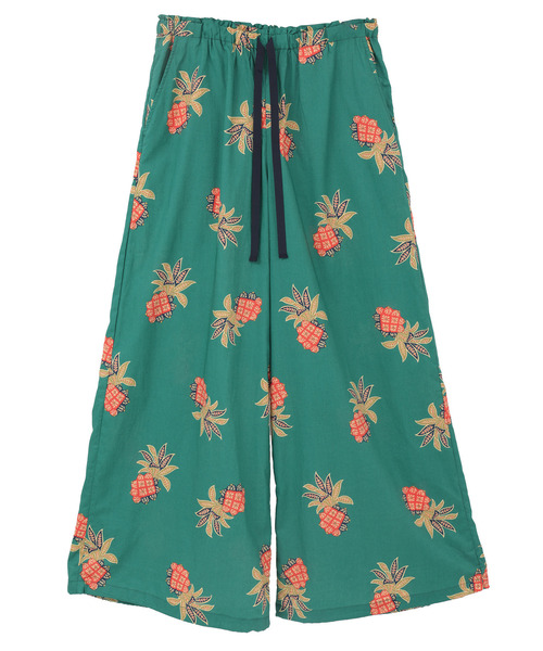 LOGEMENT DE CLAIRE（ロジュモンドクレール）の「【LOURMARIN】リバティワイドドロストパンツ（その他パンツ・レディース・グリーン/オレンジ・3/2）」の15枚目の写真