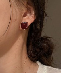 YU-KA:クラシックスクエアイヤリング Classic Square Earrings