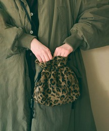 「KHA:KI / カーキ」LEOPARD CONVERTIBLE BAG
